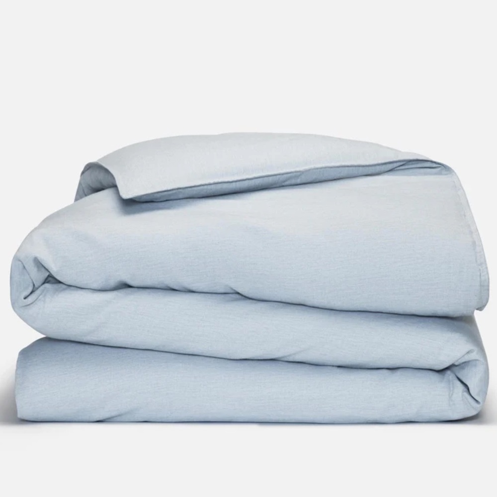 Brooklinen Heathered Cashmere Duvet FULL SIZE BROOKLINEN Duvet light blue Duvet